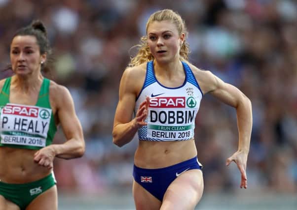 Beth Dobbin is Scotland's best sprint prospect.  Picutre: Michael Steele/Getty Images