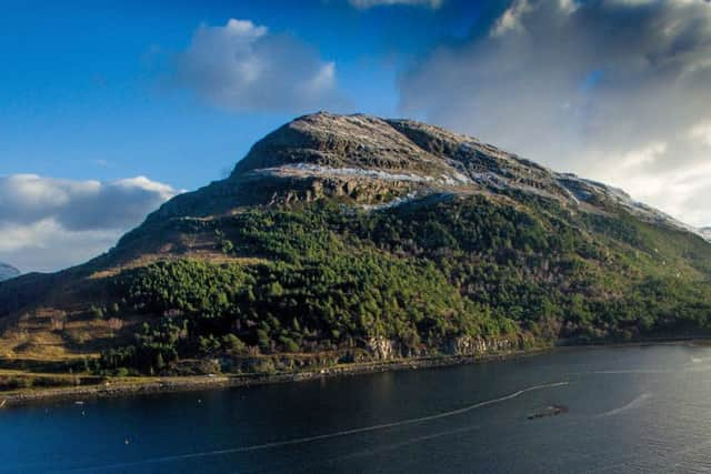 The stunning peak is home to an ancient pinewood forest that can be traced back to the end of the last ice age, as well as a temperate rainforest of native birchwood. Picture: Steve Carter / SWNS