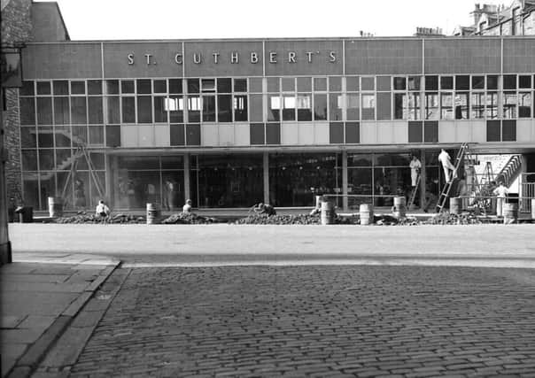 St Cuthbert's Supermarket in Leven Street Tollcross Edinburgh - Exterior - Nearing completion