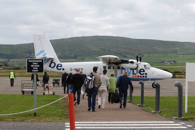Campbeltown Airport. Picture: Allan Milligan