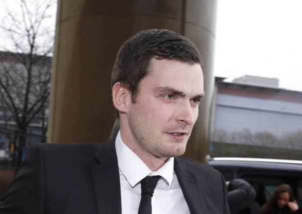 Adam Johnson during his trial. Picture: PA
