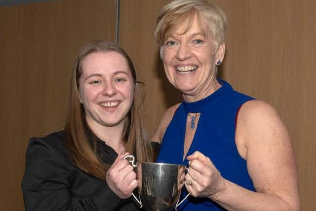 Sue Strachan (right) will succeed Willie Donald as Cricket Scotland president. Picture: Donald MacLeod