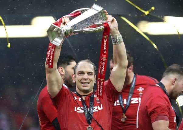 Alun Wyn Jones, who led Wales to a third Grand Slam of the Warren Gatland era, has been named the 2019 Six Nations player of the Championship. Picture: PA