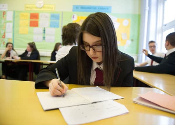 Stock school image. Schools in Edinburgh have the worst pupil-teacher ratio in Scotland, official figures show. Picture: John Devlin