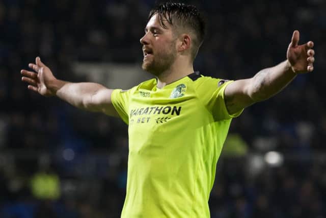 Marc McNulty has been in excellent form since joining Hibs in January. Picture: SNS