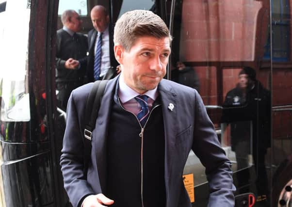 Steven Gerrard takes his Rangers team to Celtic Park in their next Premiership fixture. Picture: Craig Williamson/SNS