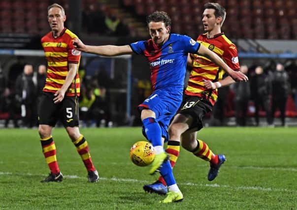 Inverness' Tom Walsh scores to make it 2-1. Picture: Rob Casey/SNS
