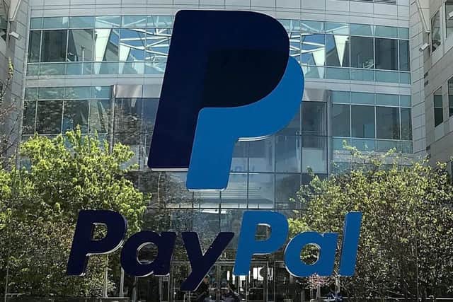 PayPal encourages customers to use its credit service. Picture: Justin Sullivan/Getty