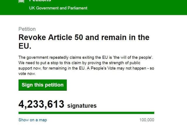 The petition has attracted more than 4 million signatures in a matter of days.