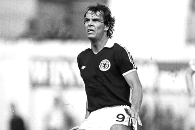 Joe Jordan won 52 caps and played at three World Cups.