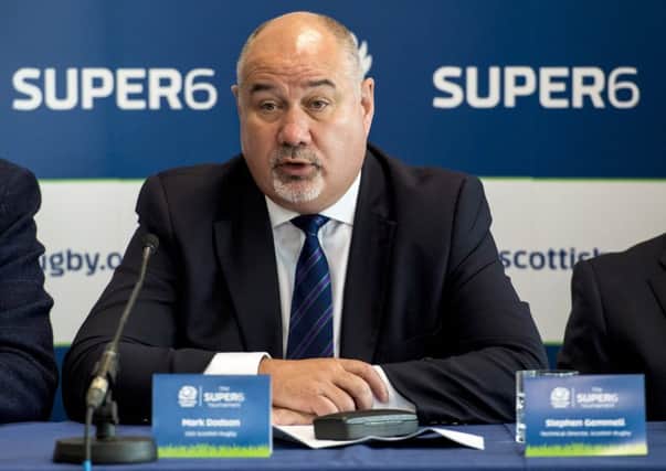 Scottish Rugby chief executive Mark Dodson. Picture: Alan Harvey/SNS