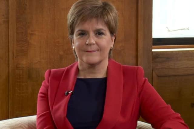 First Minister Nicola Sturgeon was speaking on the BBC's Andrew Marr Show