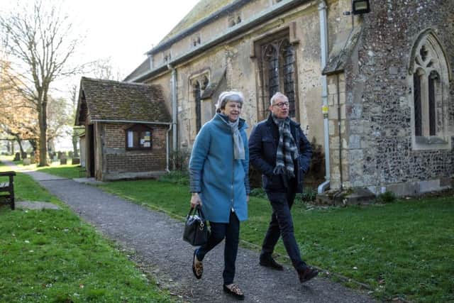 Mrs May is reportedly facing pressure from within the Conservative party to quit over her handling of the Brexit process. Picture: Taylor/Getty Images