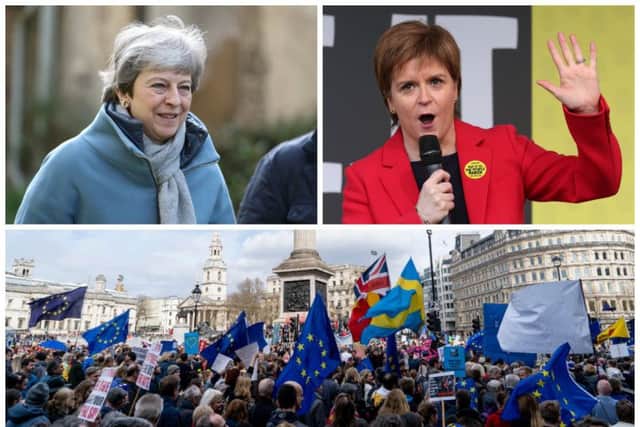 Nicola Sturgeon said she believes Theresa May is "part of the problem". Pictures: AFP/Getty