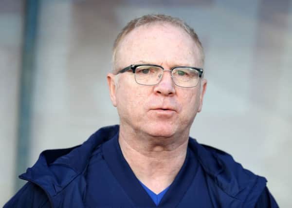 Alex McLeish has urged the fans to stick by his team in spite of their uninspiring performance. Picture: PA.