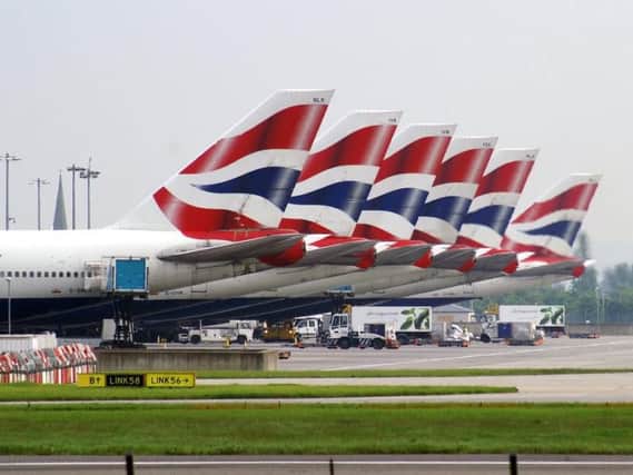 The pilot of the British Airways flight was given the wrong destination on the paperwork.