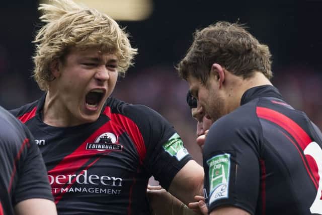 David Denton and his'embarrassing' celebration.