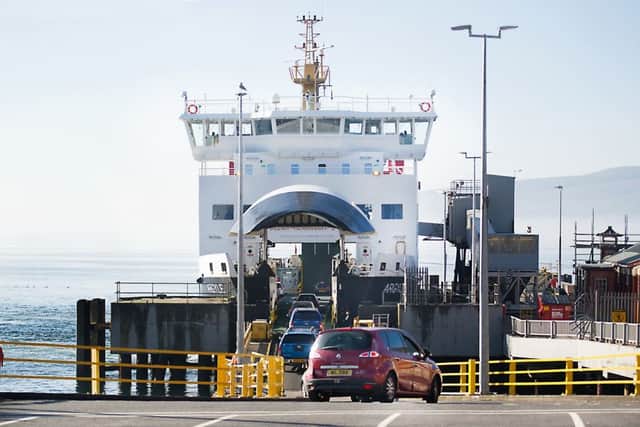 Toppled lorries on board the European Causeway when a P&O Ferry was caught in high winds