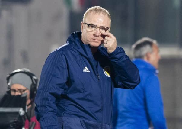 Scotland manager Alex McLeish needs more support and commitment from his players. Picture: SNS.
