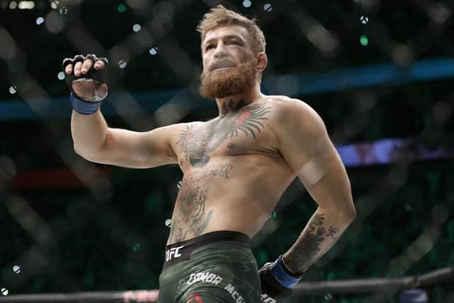 Conor McGregor is calling it a day. Picture: AP Photo/John Locher