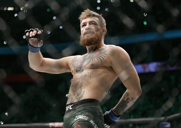 Conor McGregor is calling it a day. Picture: AP Photo/John Locher