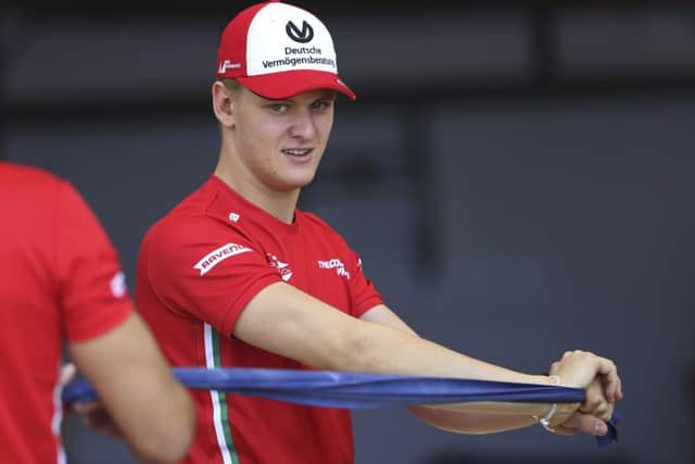 Mick Schumacher will test for Ferrari and Alfa Romeo next week. Picture: AP