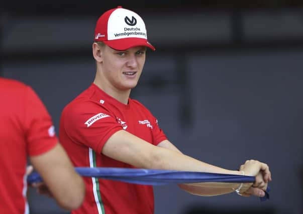 Mick Schumacher will test for Ferrari and Alfa Romeo next week. Picture: AP