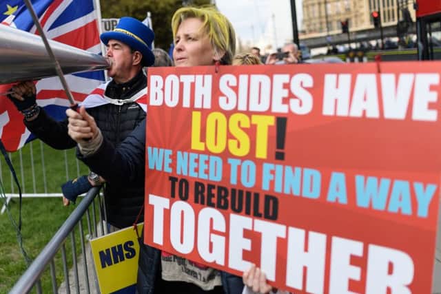 Brexit campaigners. (Photo by Leon Neal/Getty Images)