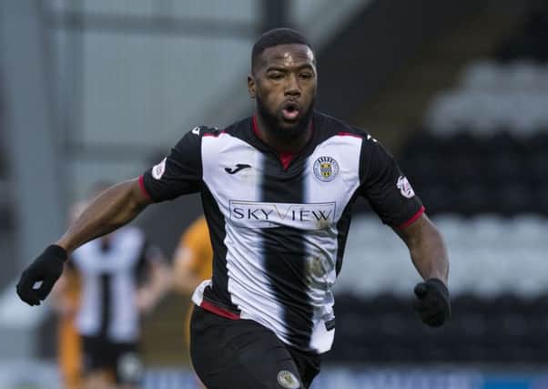 St Mirren striker Duckens Nazon helped Haiti beat Cuba on Sunday to clinch their qualification for the CONCACAF Gold Cup. Picture: SNS