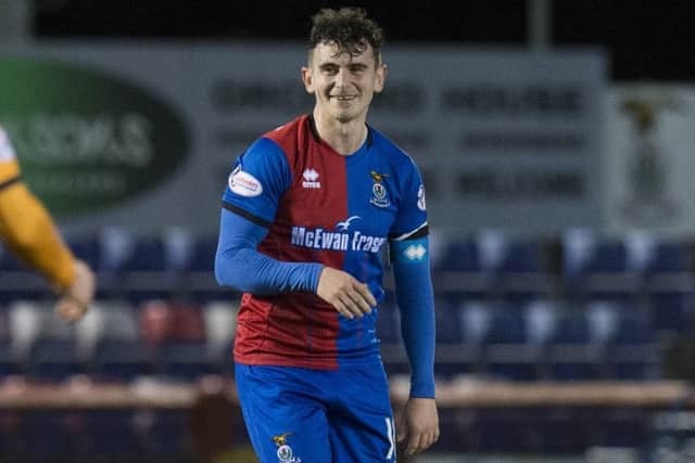 Aaron Doran celebrates his goal to make it 1-0. Picture: SNS.