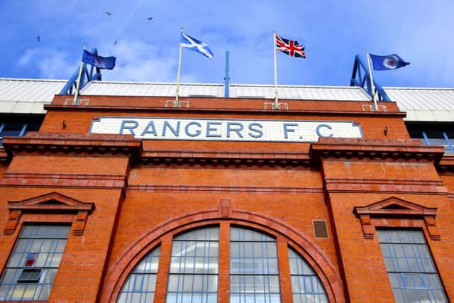 A general view of the Bill Struth Main Stand at Ibrox. Picture: SNS Group