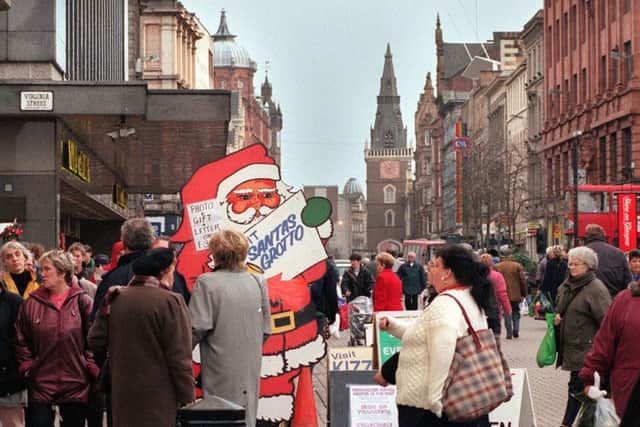 A popular street to shop in at Christmas time, shoppers often headed to Argyle street for bargains.