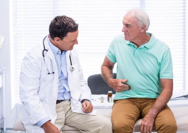 An older patient receives medical advice. Picture: iStock/PA