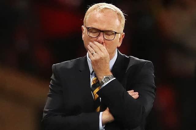 Under pressure: Alex McLeish. Picture: Getty Images