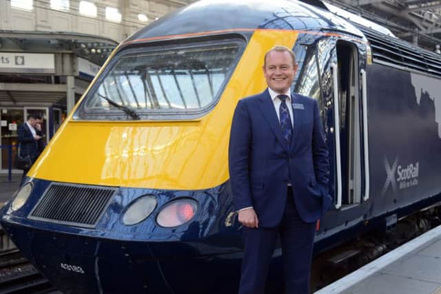 ScotRail MD Alex Hynes is facing a train shortage crisis, as HSTs will not be able to run after December if they don't meet disability regulations. Photograph: Jon Savage