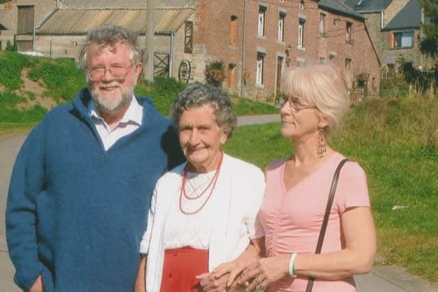 o Cameron (right), with her husband Jim and her mother. Picture: Jo Cameron/PA Wire