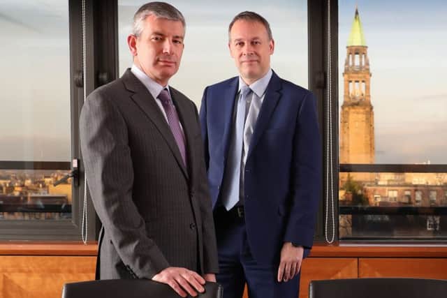 From left: Neil Amner and Bruce Farquhar of Anderson Strathern. Picture: Stewart Attwood