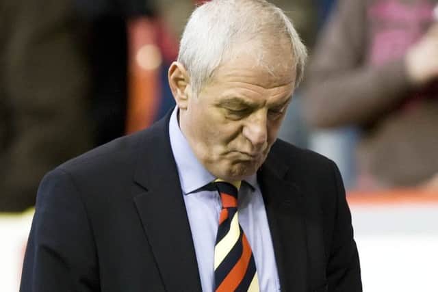 Fomer
Rangers manager Walter Smith. Picture: Bill Murray/SNS