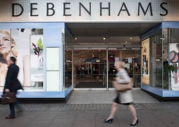 Debenhams has confirmed that it has put in place a £200 million refinancing plan. Picture: Stefan Rousseau/PA Wire.