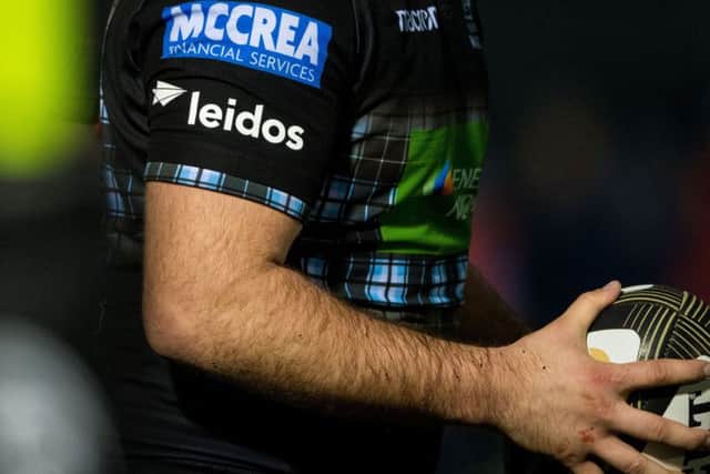 Leidos sponsors Glasgow Warriors. Picture: SNS