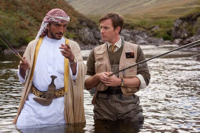 Ewan McGregor in the film Salmon Fishing In The Yemen. Photo: Lionsgate/Kobal/REX/Shutterstock