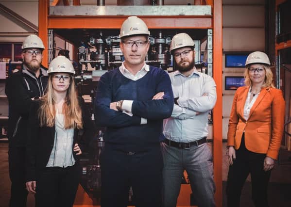 Some of the team at Bergen-based FourPhase. Picture: contributed.