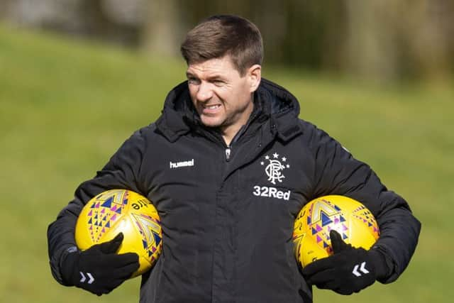 Rangers manager Steven Gerrard. Picture: SNS