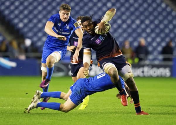 Bill Mata will be key to Edinburgh's hopes against Munster. Picture: SNS Group