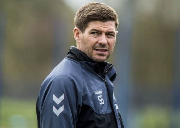 Rangers manager Steven Gerrard. Picture: SNS