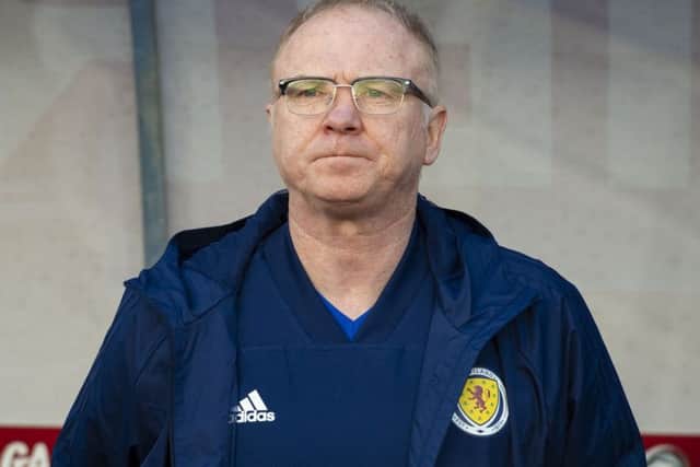 Scotland manager Alex McLeish. Picture: SNS