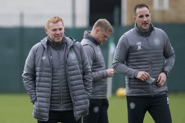 Interim boss Neil Lennon is planning for the future. Picture: SNS Group