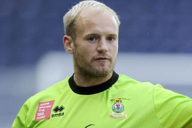 Inverness keeper Mark Ridgers made a late save. Picture: Michael Gillen