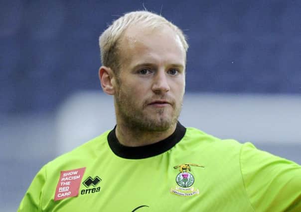 Inverness keeper Mark Ridgers made a late save. Picture: Michael Gillen