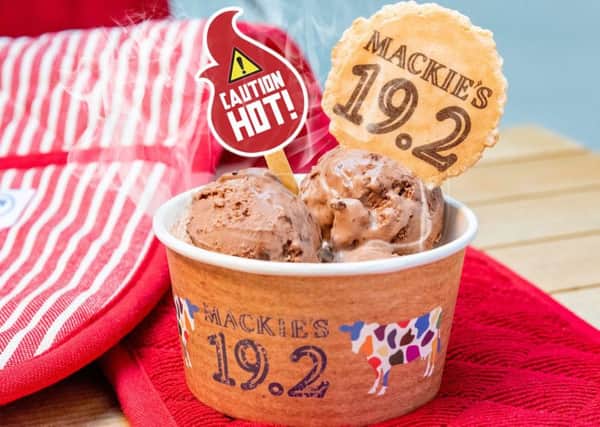 An Aberdeenshire parlour claimed it was launching its first hot ice cream.
